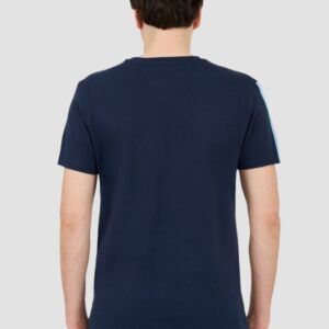 72b3270da3da095c4004da20fb6938a8ad8b215f LA MARTINA Granatowy męski t-shirt Jersey