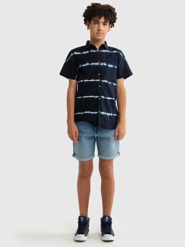 73910803da5a2953685002fe9873e2ce863ca5ea Koszula chłopięca granatowa Maris 403