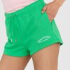 JUICY COUTURE Zielone szorty damskie anya recycled z haftowanym logo