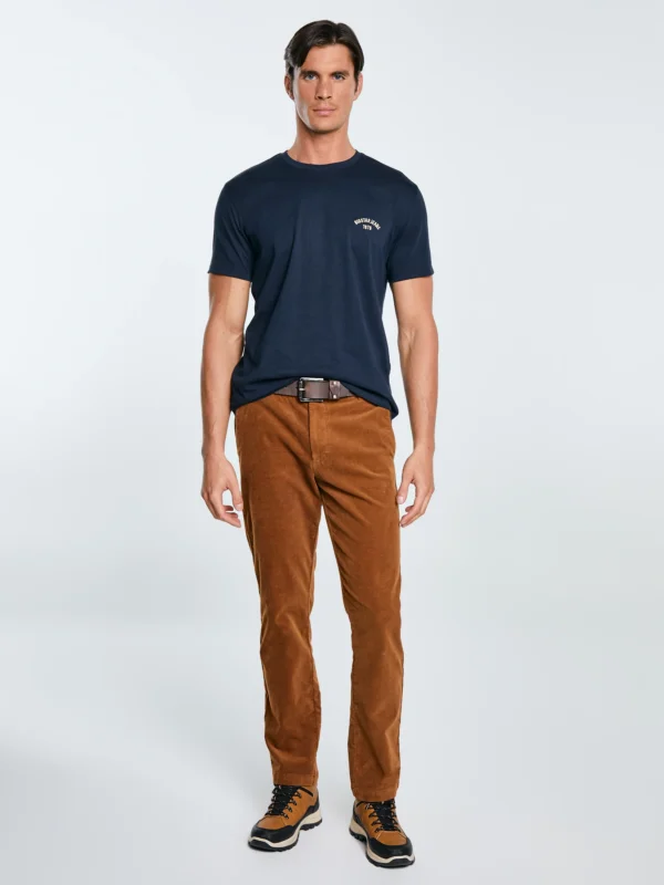 Koszulka męska bawełniana granatowa Vincer 403