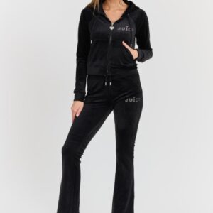 JUICY COUTURE Damska czarna bluza Regal Madison Hoodie