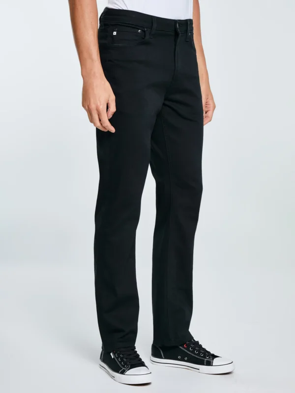 74f094ecf64ea4913d7318e8bddecd81e914bdc4 Jeansy męskie z prostą nogawką czarne Toros 915