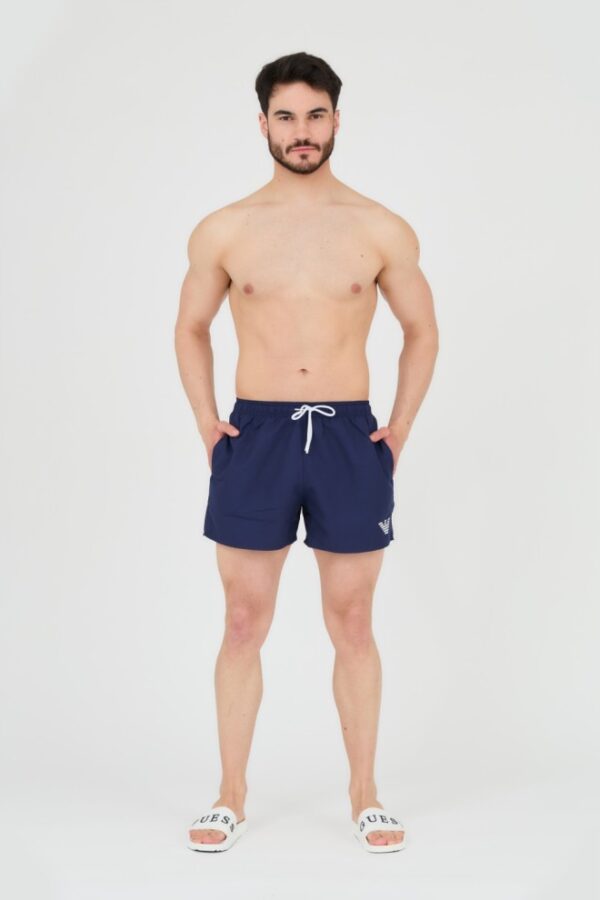 EMPORIO ARMANI Męskie spodenki kąpielowe granatowe, Rozmiar 52