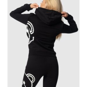 MOSCHINO Czarna bluza damska z kapturem