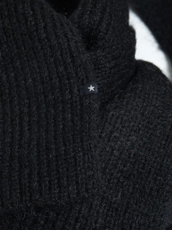 7645ab1873546041d5b4d8cd4278ae227684ceac Szalik damski czarny Poleni 906