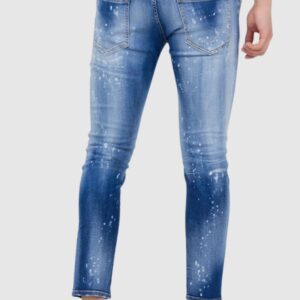 764a7aff4d7d8a79721d659fb2f9d2d929477383 DSQUARED2 Niebieskie jeansy męskie skater jean, Rozmiar 48