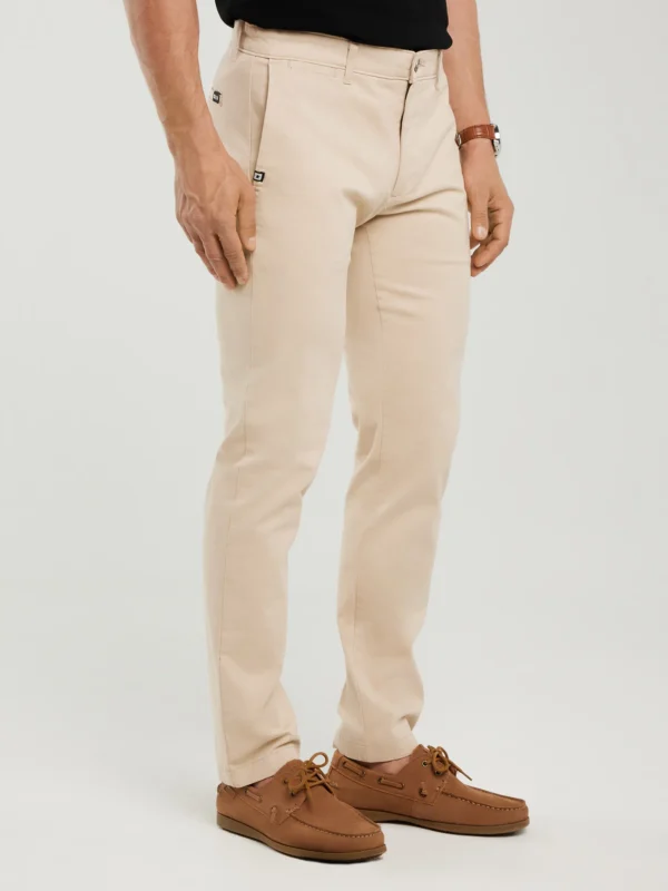 Spodnie męskie chinosy beżowe Erhat 805