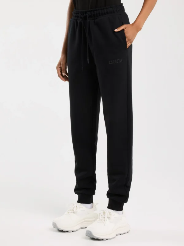 Spodnie damskie dresowe czarne Kathy 906