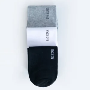 Stopki męskie bawełniane trójpak Ivano 000