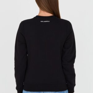 KARL LAGERFELD Czarna damska bluza Ikonik 2.0
