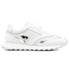 KARL LAGERFELD Białe damskie sneakersy skórzane Kapri Karl NFT Lo Lace