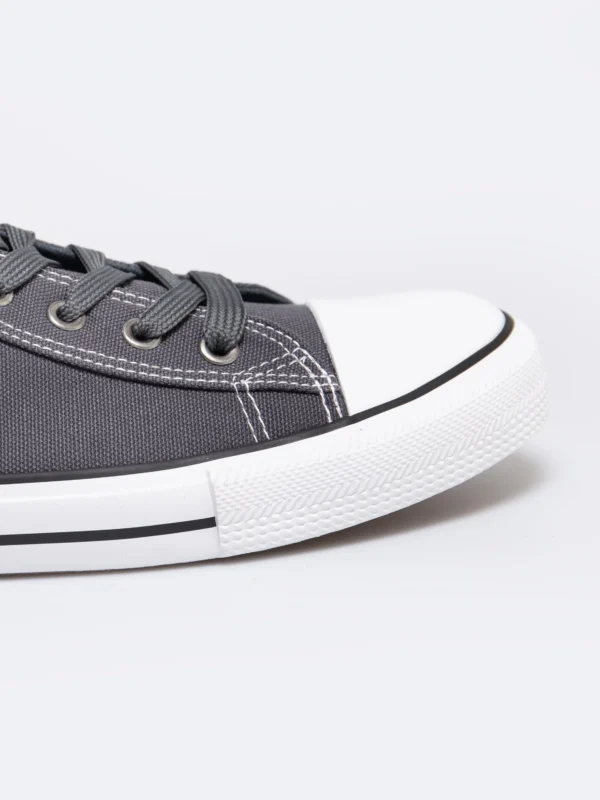 Trampki męskie niskie ciemnoszare RR174307 903