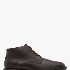 Brązowe trzewiki męskie w stylu casua