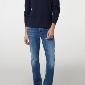 GUESS Granatowy sweter męski Davin Cn Ls