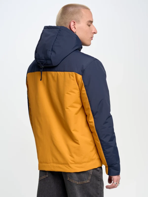 Kurtka męska z funkcją water resistant granatowa Hardes 403