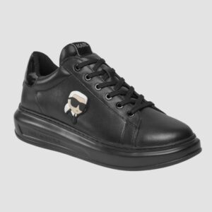 KARL LAGERFELD Czarne sneakersy Kapri Mens Nft Lo Lace