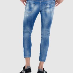 DSQUARED2 Niebieskie jeansy męskie skater jeans, Rozmiar 52