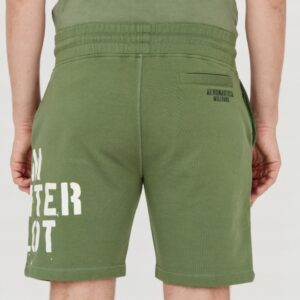 AERONAUTICA MILITARE Bermudy zielone męskie