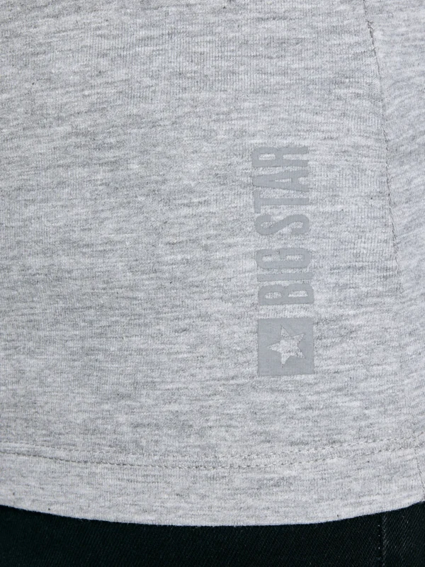 Bluzka damska z długim rękawem szara Classic 991