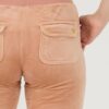 JUICY COUTURE Beżowe damskie spodnie dresowe Del Ray Gold Pocketed Pant