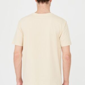 BALMAIN Beżowy męski t-shirt Retro Balmain Flock