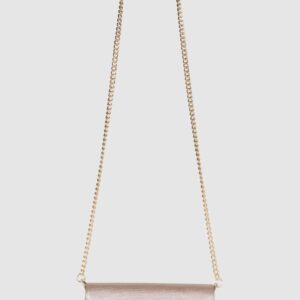 VALENTINO Złoty portfel na łańcuszku Kalua Pochette