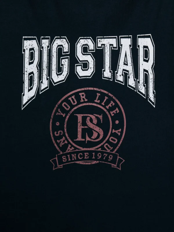 83914f297e276096e2994d051746a32ef1fab66c Koszulka chłopięca z nadrukiem granatowa Mauter 403