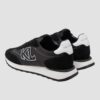 KARL LAGERFELD Czarne sneakersy męskie KAIRO KL Sidetrim Lo Mix