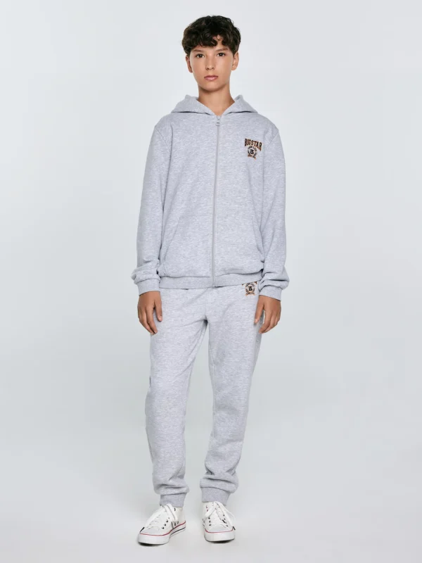 Spodnie chłopięce dresowe szare Lironp 901