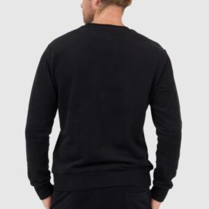 8431f44c43cbcbc49303272c743f26923c9a9c78 LA MARTINA Czarna bluza męska z szarym logo