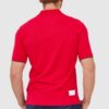 LA MARTINA Czerwona męska koszulka polo z wyszywanym logo