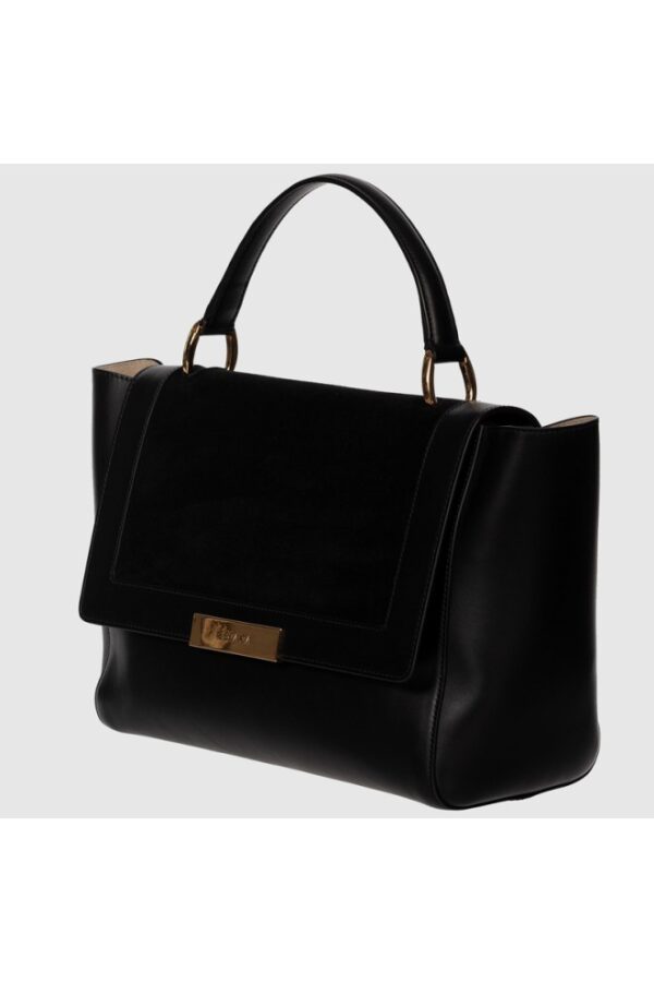 ESCADA Torebka skórzana czarna