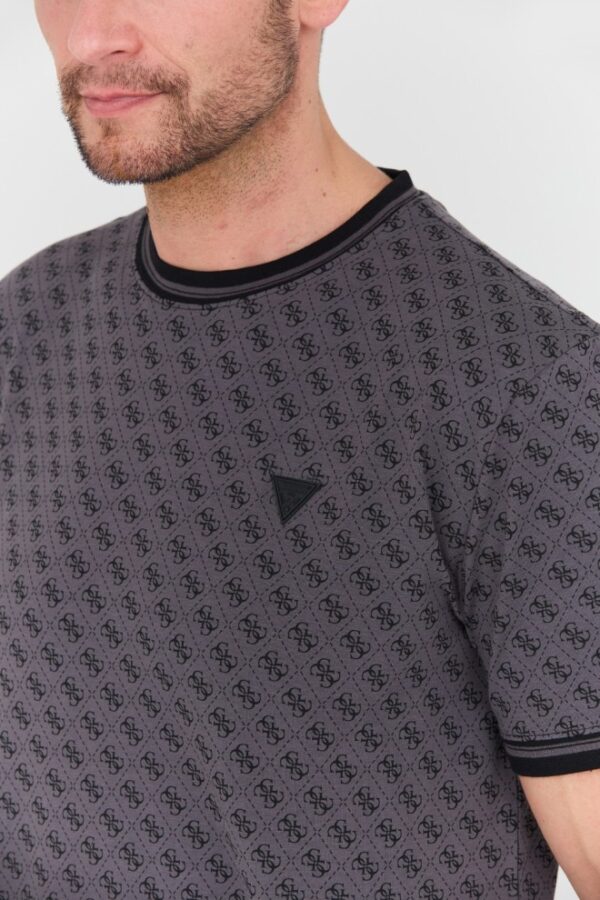 GUESS Czarny męski t-shirt Marshall