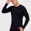 DIESEL Czarny longsleeve męski D-RIBBER-LS-N