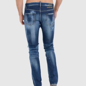 8798d944f1ab2efc0cdd0500b68891ae62c893e6 DSQUARED2 Granatowe męskie jeansy cool guy, Rozmiar 52