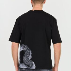 DSQUARED2 Czarny męski t-shirt Loose Fit Tee