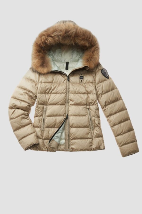 BLAUER Beżowa damska kurtka Arcadia Short Jackets