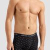 ARMANI EXCHANGE Czarne logowane bokserki