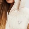 GUESS Beżowa damska kamizelka Padded Vest