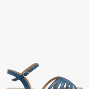 8dc4d9a38ac326539b790ade616fc461c26db543 Niebieskie sandały damskie płaskie