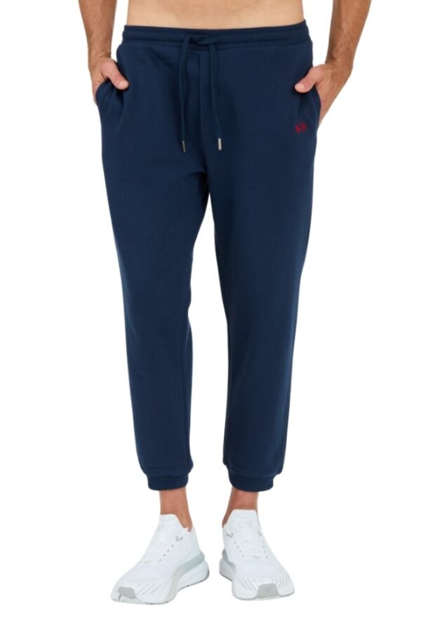 LA MARTINA Granatowe męskie spodnie dresowe