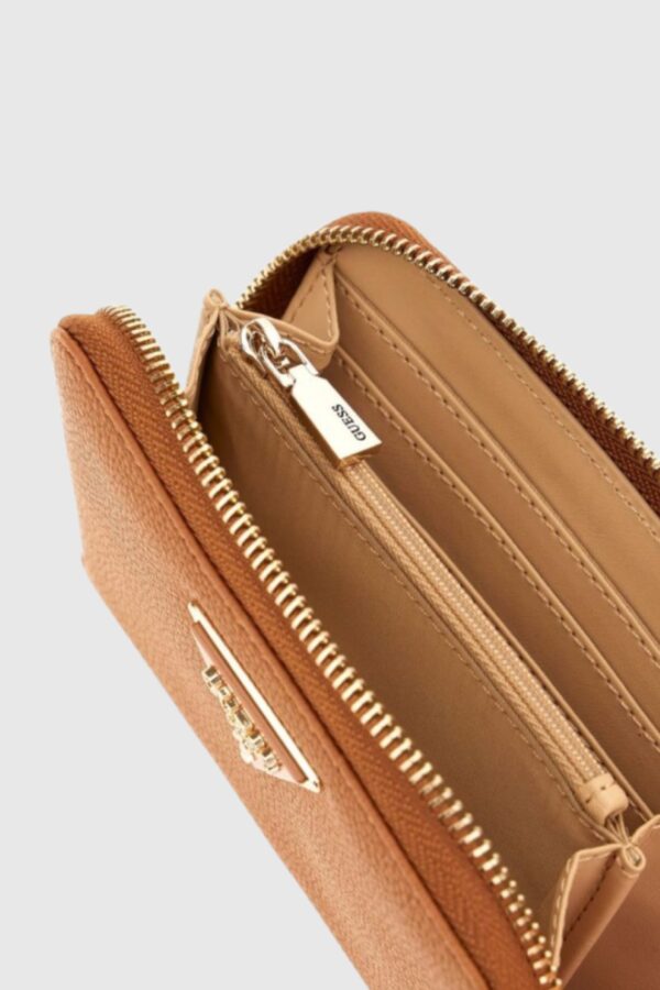 GUESS Brązowy portfel damski Laure