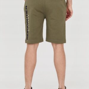 AERONAUTICA MILITARE Męskie dresowe bermudy zielone