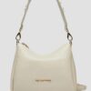 VALENTINO Beżowa damska torebka Kalimba Hobo Bag z saszetką