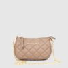 VALENTINO Podwójna torebka ocarina crossbody w kolorze taupe