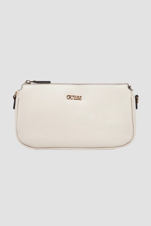 GUESS Beżowa damska torebka 2 w 1 Noelle