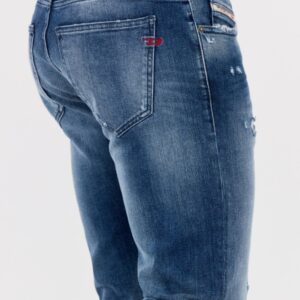 DIESEL Niebieskie męskie jeansy 2019 D-STRUKT