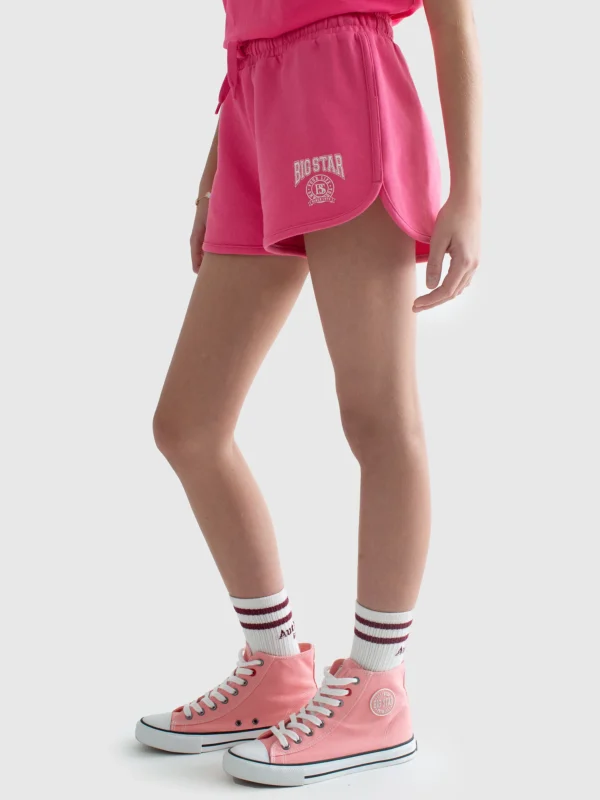 Szorty dziewczęce dresowe różowe Szortencja 601/ Zoya 601