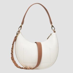VALENTINO Biała torebka księżyc Alexia Hobo Bag