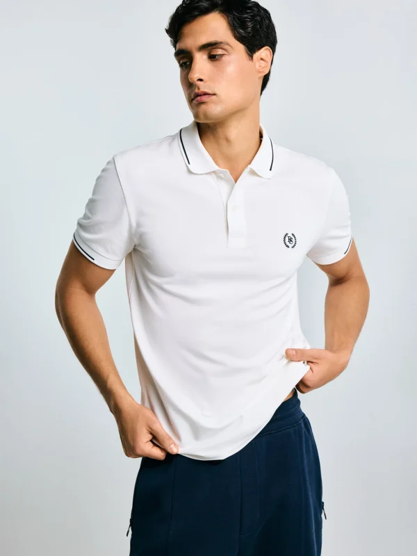 96bfe4b18d3c24d94105183ef532ba07a0a05a72 Koszulka męska polo biała Polian 100